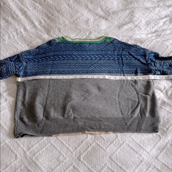 The Reeds x J.Crew Multi Fair Isle Crewneck Sweater Size Medium - Picture 7 of 9